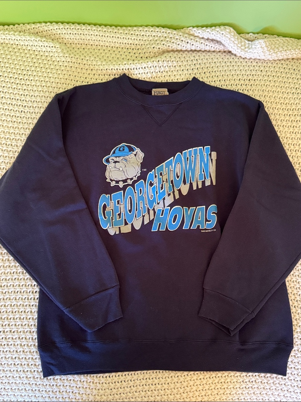 Georgetown Hoyas Navy Crewneck Sweatshirt (Vintage from LF)